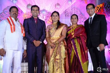 Celebs at Pratani Ramakrishna Goud Son Wedding Reception